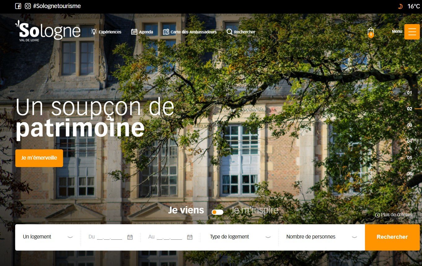 office tourisme sologne château du moulin