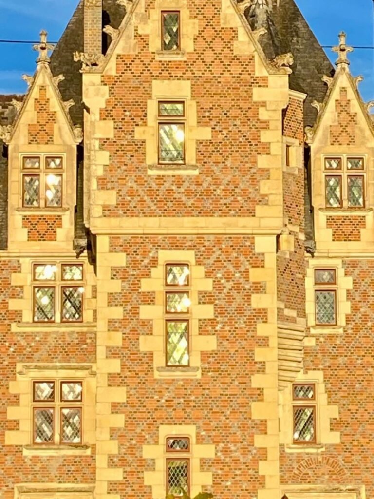 briques lozange château du Moulin perle de la sologne